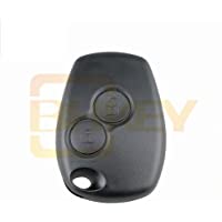 Waymeduo Carcasa de Llave Remota para RENAULT Megan Modus Clio Caso de 2 Botones Reemplazo